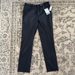 Brooks Brothers Dark Grey Merino Wool Dress Pants